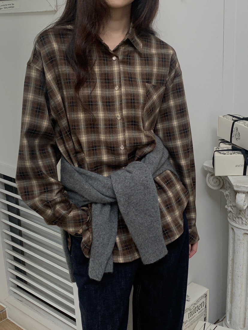 LOGARDEN韓國直郵㊣女士新品時尚休閑熱賣職業推薦襯衫蕾絲衫LO GARDEN襯衫/蕾絲衫