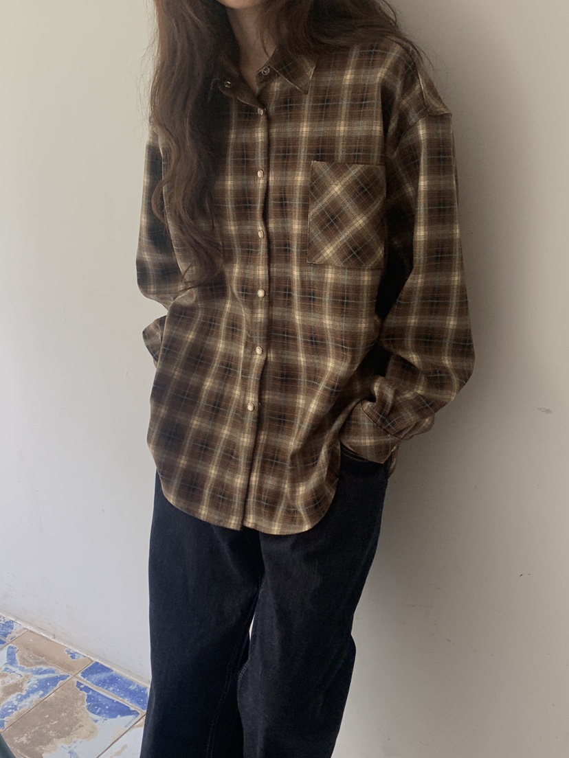 LOGARDEN韓國直郵㊣女士新品時尚休閑熱賣職業推薦襯衫蕾絲衫LO GARDEN襯衫/蕾絲衫圖色2