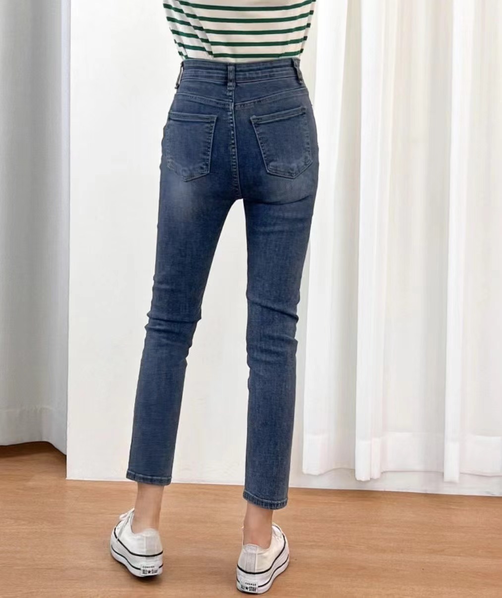 UB 40韓國代購㊣女裝新款推薦25秋冬真品職業時尚熱賣牛仔褲UB 40牛仔褲