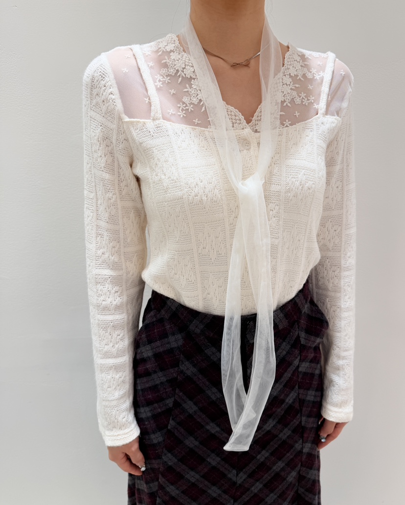 CORAL東大門㊣實拍女士新款推薦熱賣休閑25秋冬襯衫蕾絲衫蕾絲CORAL襯衫/蕾絲衫