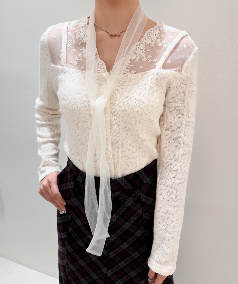 CORAL東大門㊣實拍女士新款推薦熱賣休閑25秋冬襯衫蕾絲衫蕾絲CORAL襯衫/蕾絲衫