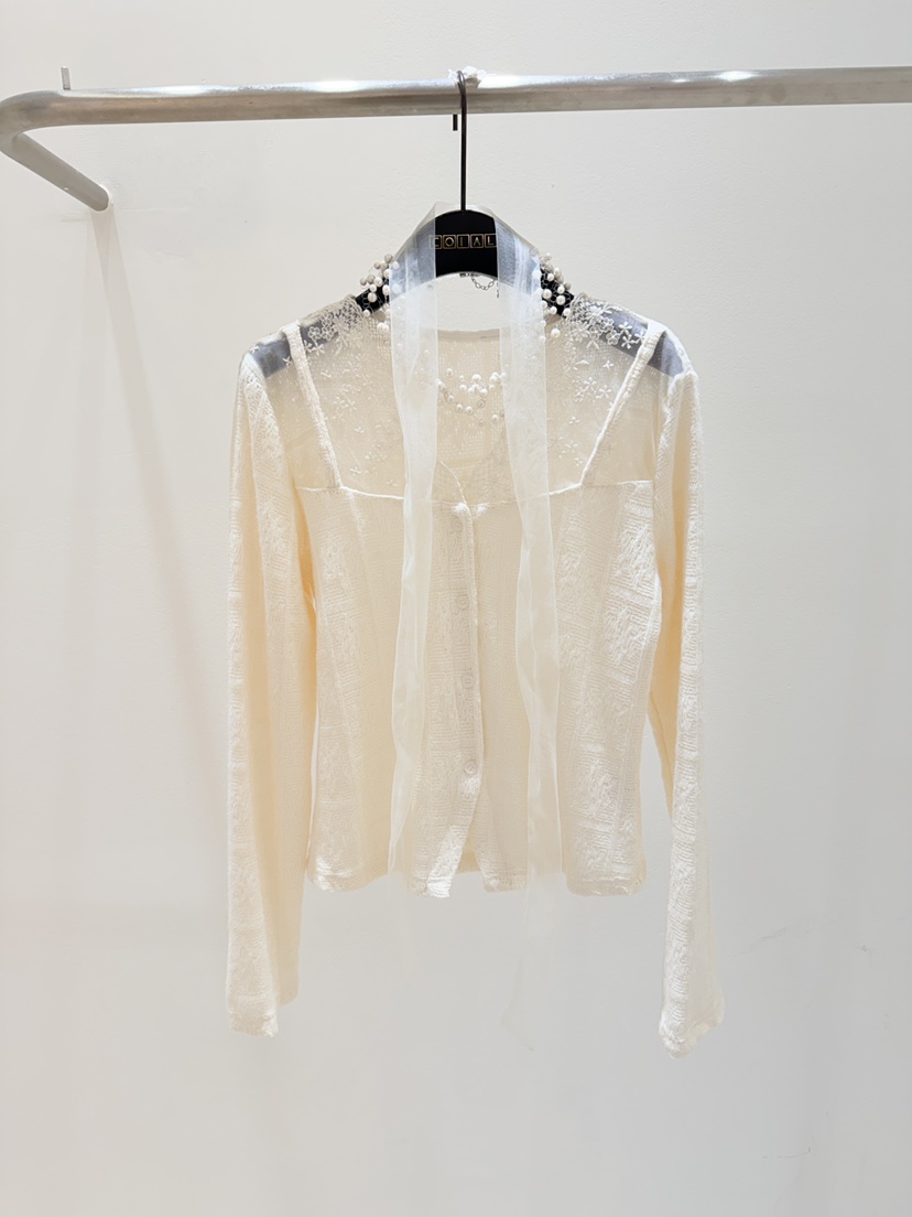 CORAL東大門㊣實拍女士新款推薦熱賣休閑25秋冬襯衫蕾絲衫蕾絲CORAL襯衫/蕾絲衫圖色1