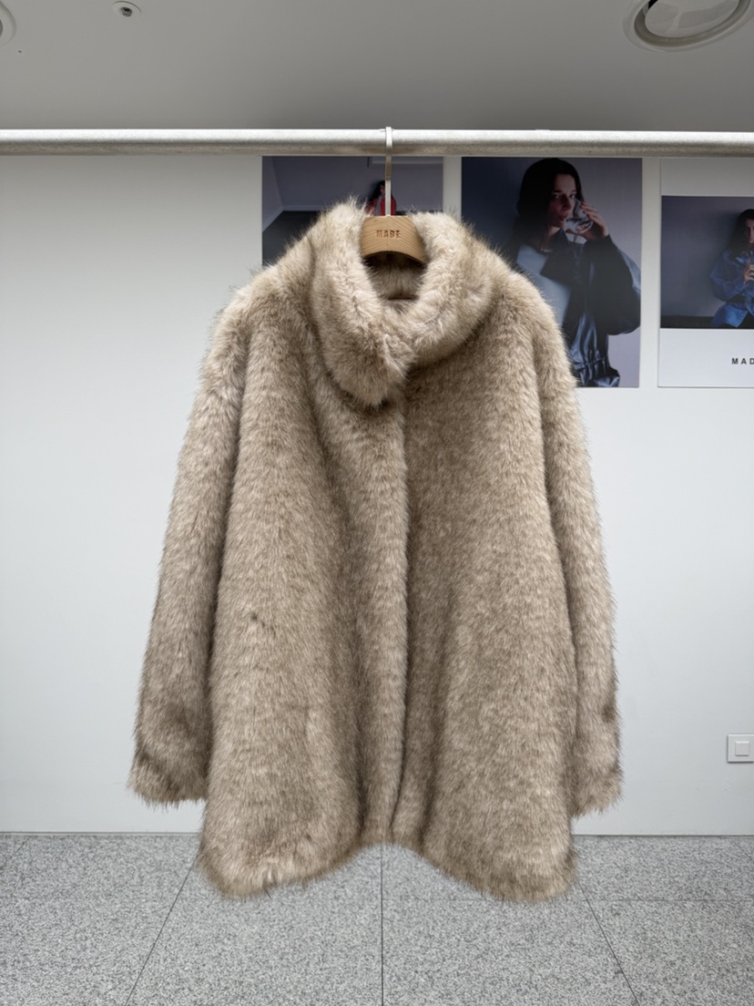 MADE-P韓國代購㊣女士新款人氣真品休閑25秋冬推薦夾克貂皮MADE-P夾克