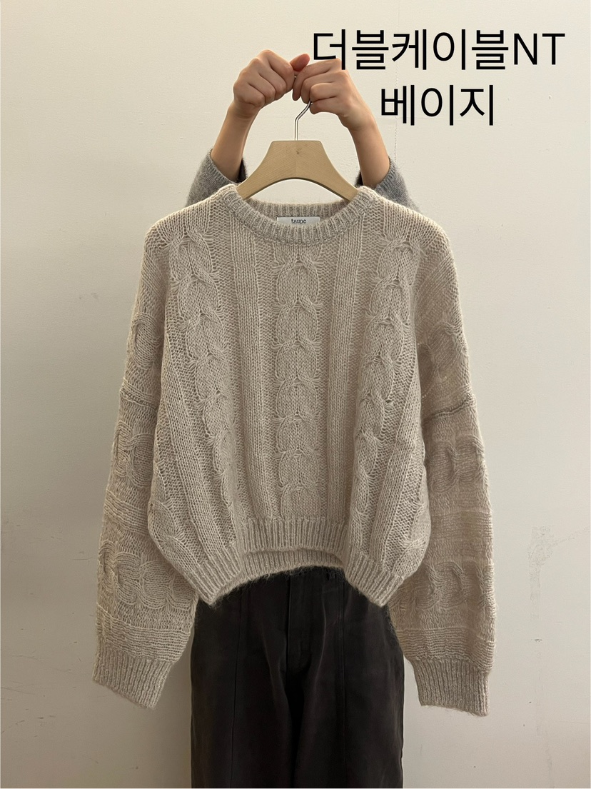 TAUPE韓國代購㊣女士新款25秋冬人氣職業推薦休閑時尚針織衫TAUPE針織衫圖色2
