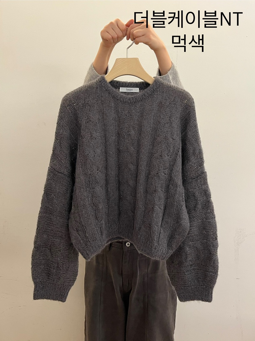 TAUPE韓國代購㊣女士新款25秋冬人氣職業推薦休閑時尚針織衫TAUPE針織衫圖色3