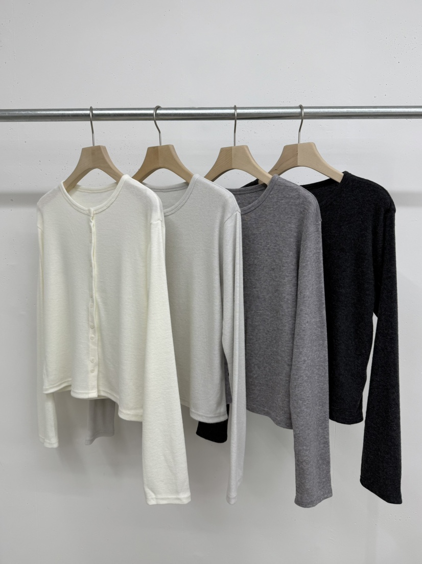 TAUPE東大門㊣代購女士新款真品時尚休閑推薦25秋冬針織衫紐扣TAUPE針織衫