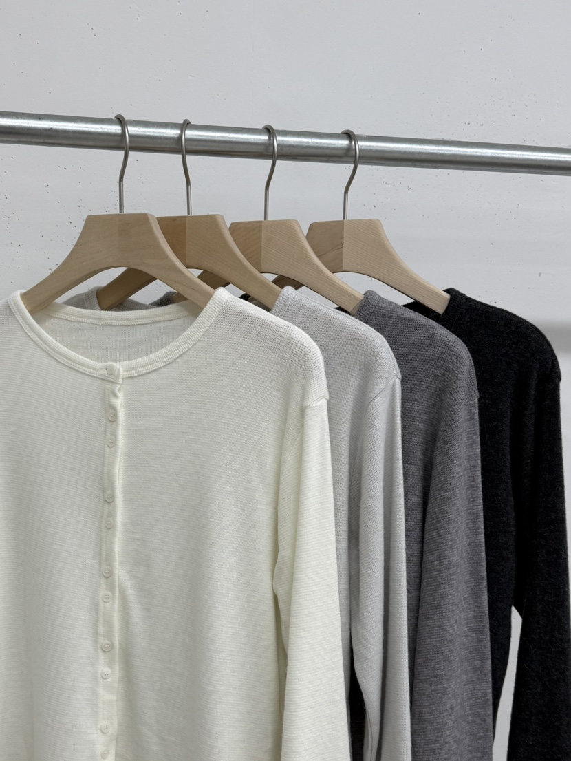 TAUPE東大門㊣代購女士新款真品時尚休閑推薦25秋冬針織衫紐扣TAUPE針織衫