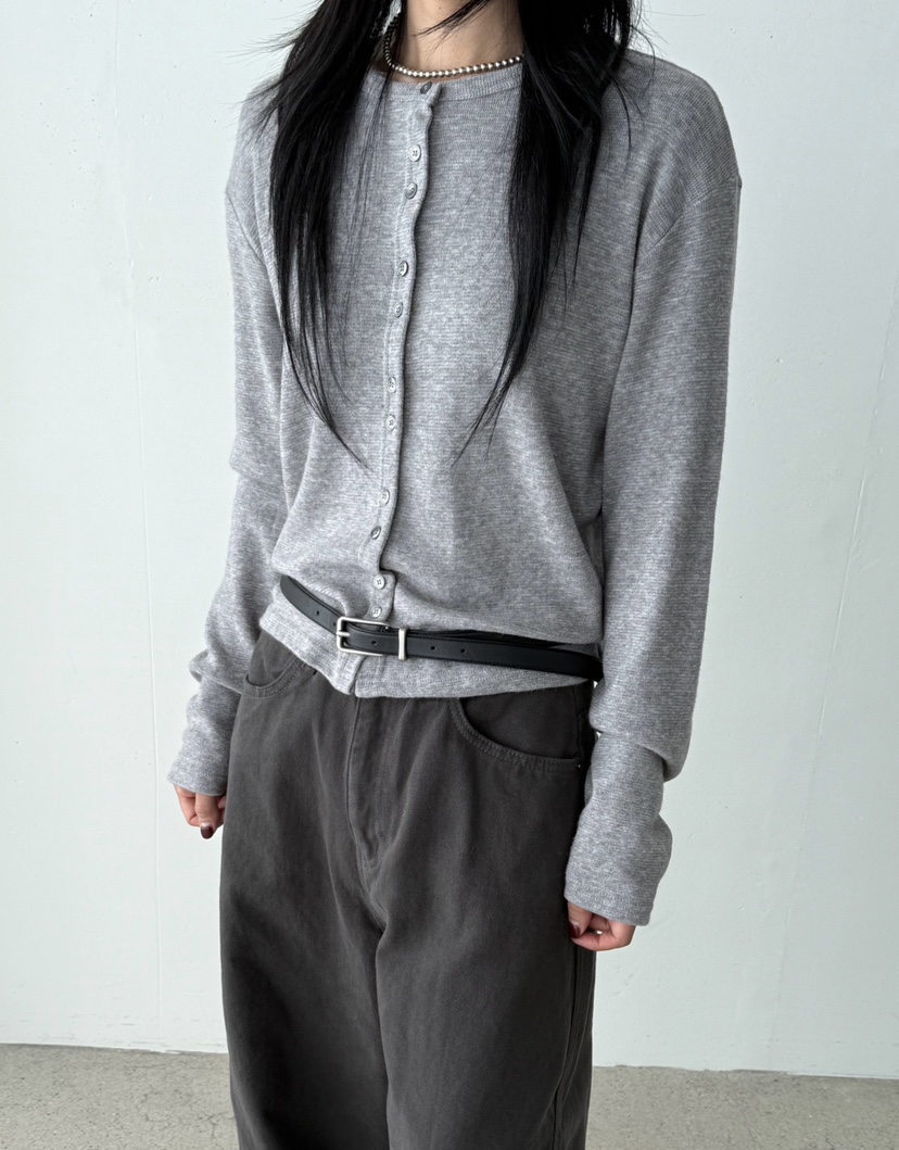 TAUPE東大門㊣代購女士新款真品時尚休閑推薦25秋冬針織衫紐扣TAUPE針織衫