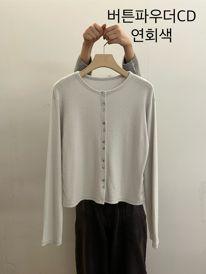 TAUPE東大門㊣代購女士新款真品時尚休閑推薦25秋冬針織衫紐扣TAUPE針織衫圖色2