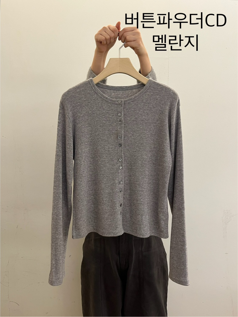 TAUPE東大門㊣代購女士新款真品時尚休閑推薦25秋冬針織衫紐扣TAUPE針織衫圖色3