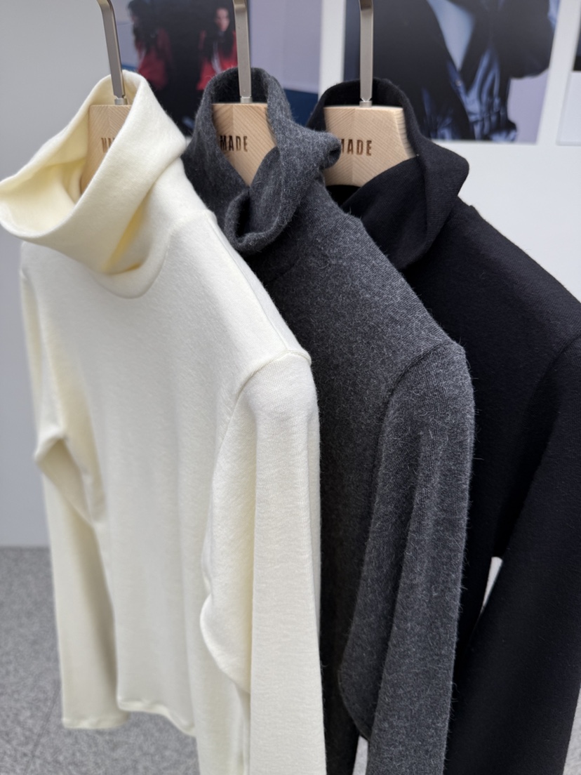 MADE-P韓國直郵㊣女裝新款職業25秋冬推薦時尚長袖T恤安哥拉MADE-P長袖T恤