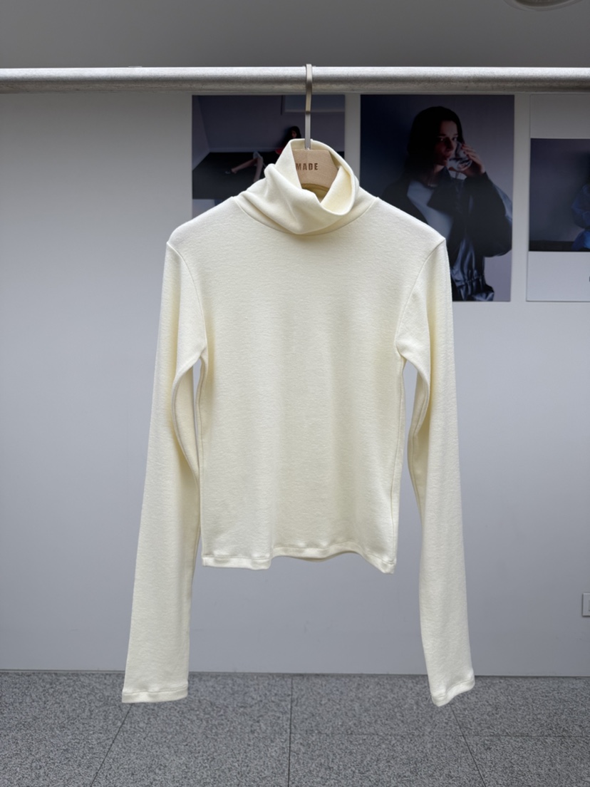 MADE-P韓國直郵㊣女裝新款職業25秋冬推薦時尚長袖T恤安哥拉MADE-P長袖T恤
