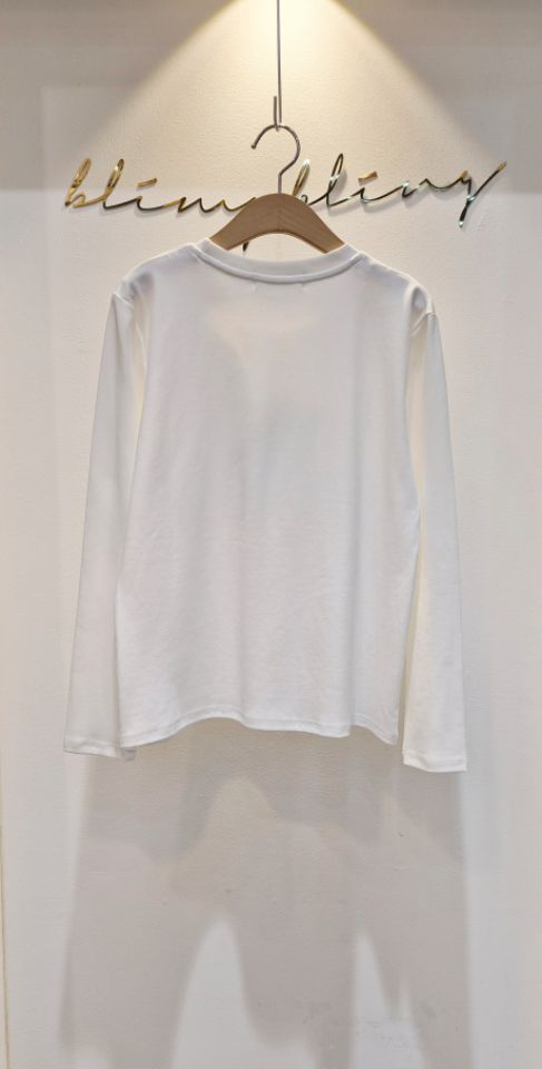 RICO東大門㊣實拍女士新款推薦人氣真品熱賣休閑職業長袖T恤bling bling/RICO長袖T恤