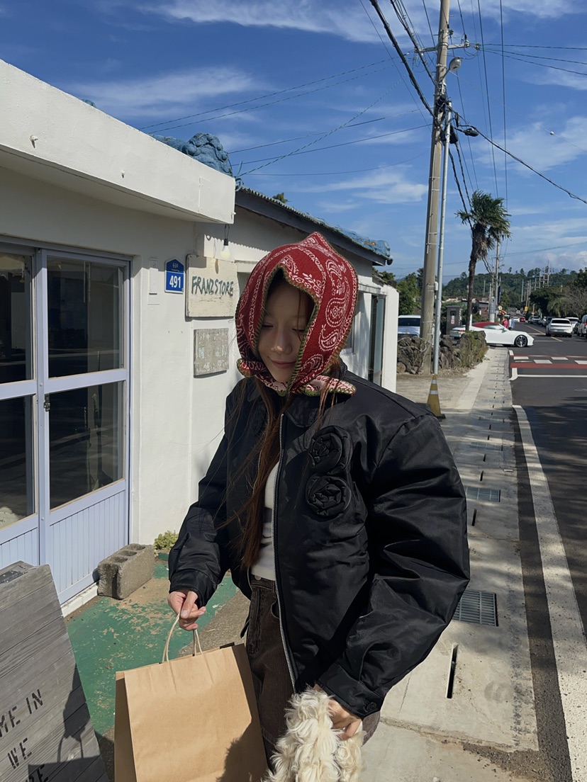 MADE-P東大門㊣直郵女裝新款休閑時尚推薦真品職業短款棉服MADE-P短款棉服