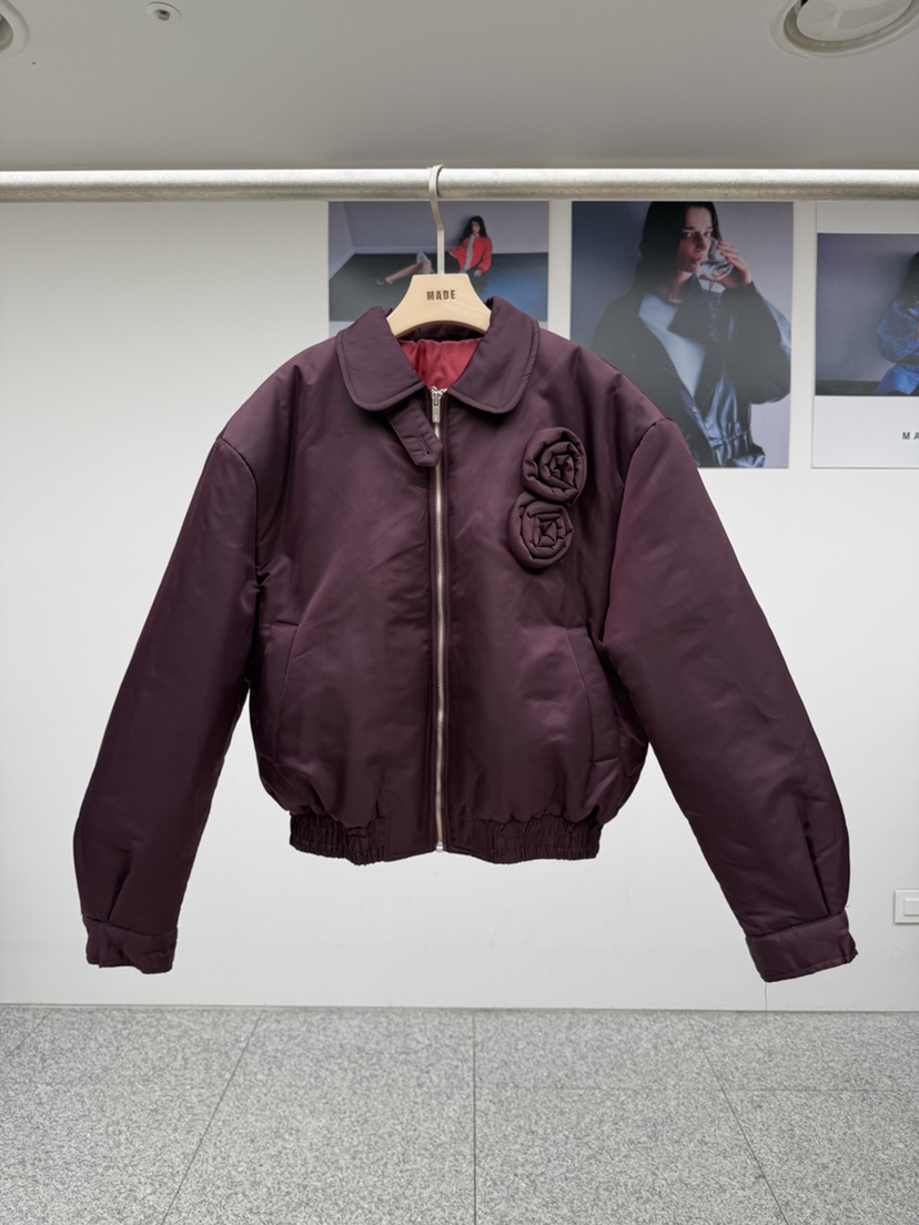 MADE-P東大門㊣直郵女裝新款休閑時尚推薦真品職業短款棉服MADE-P短款棉服