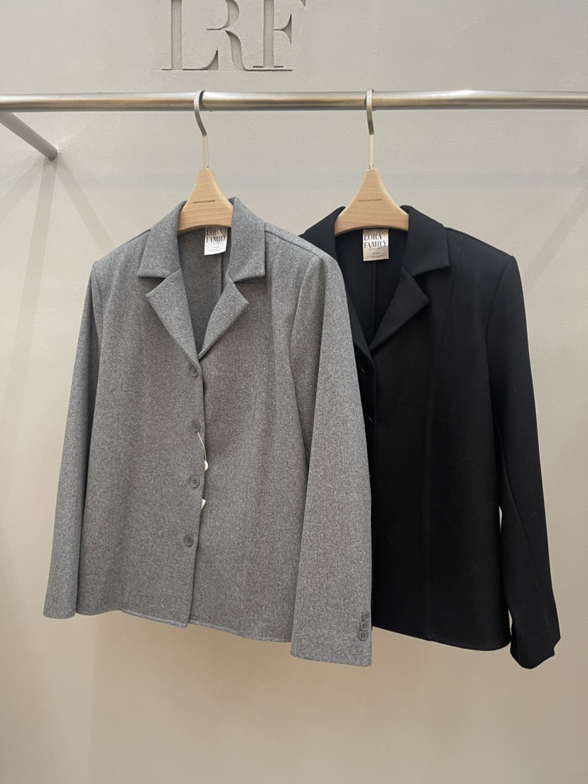 PLUS HONG-P東大門㊣實拍女士新款時尚真品推薦熱賣夾克羊毛LORA FAMILY/PLUS HONG夾克