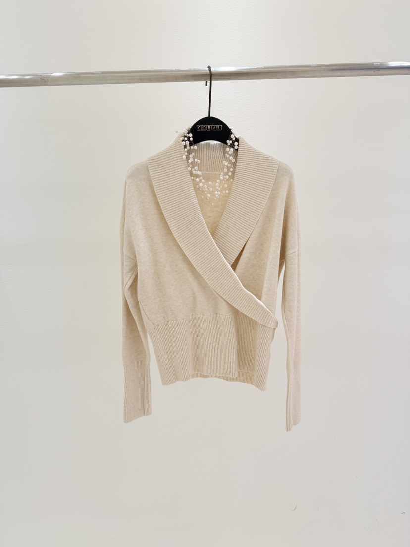 CORAL東大門㊣實拍女裝新品25秋冬休閑熱賣推薦真品時尚針織衫CORAL針織衫