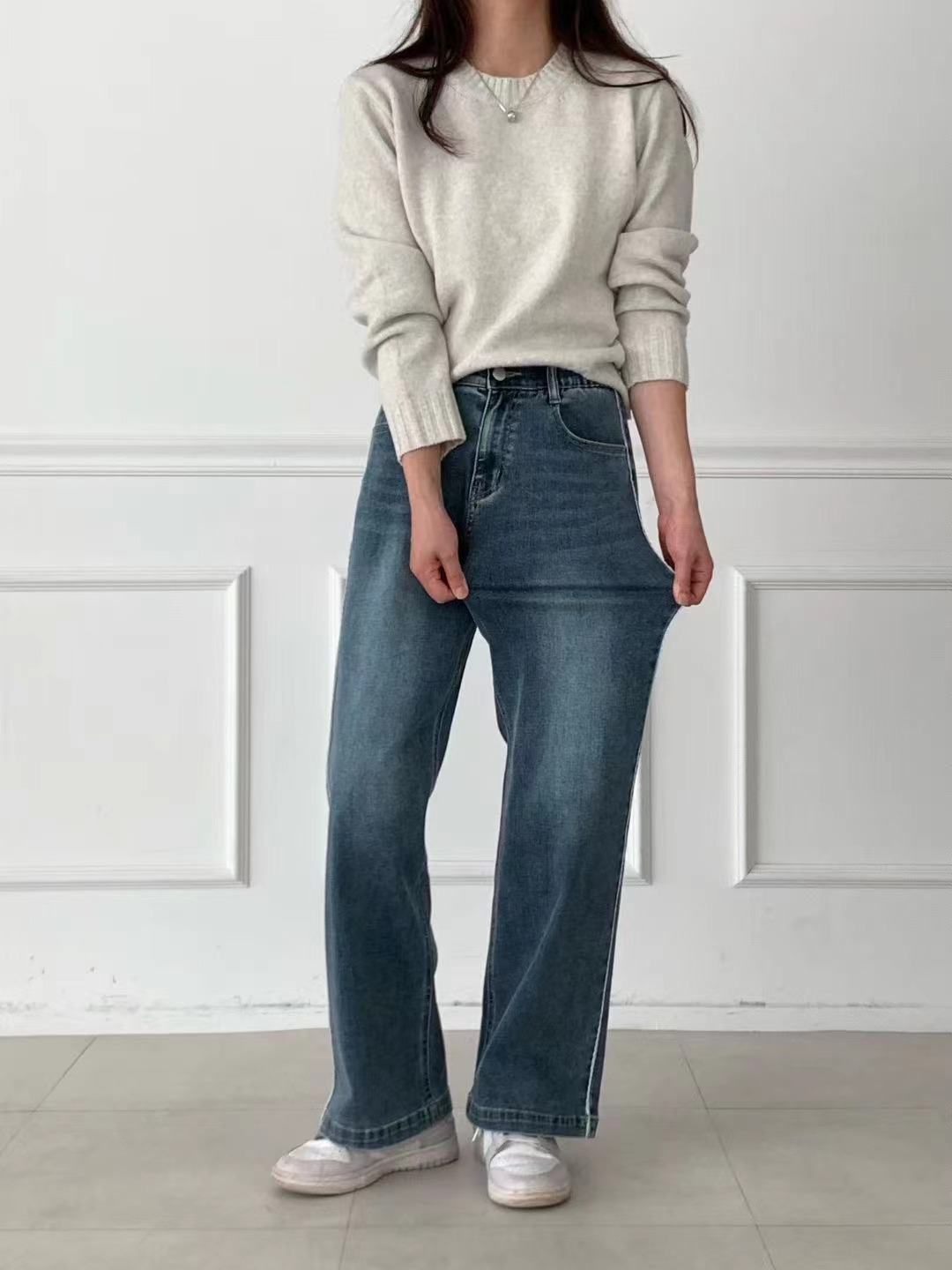 UB 40東大門㊣代購女裝新品熱賣人氣25秋冬真品推薦牛仔褲UB 40牛仔褲