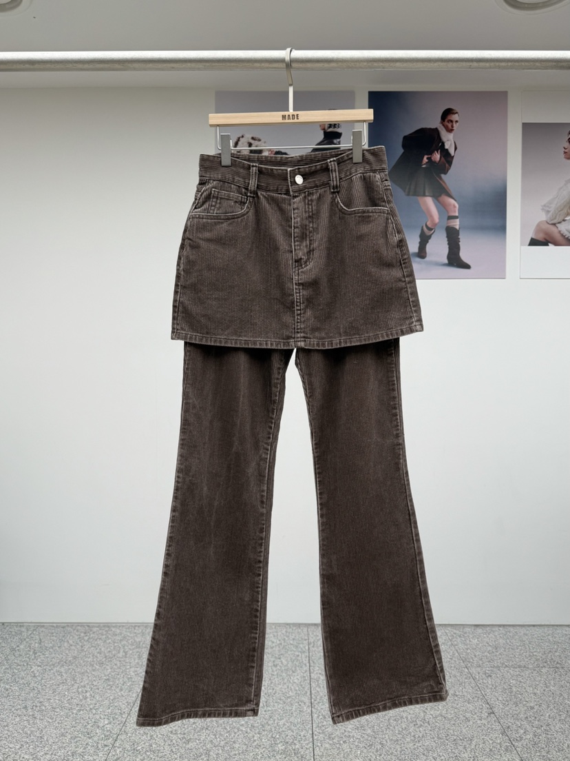 MADE-P東大門㊣實拍女裝新品25秋冬真品時尚熱賣職業人氣裙褲MADE-P裙褲