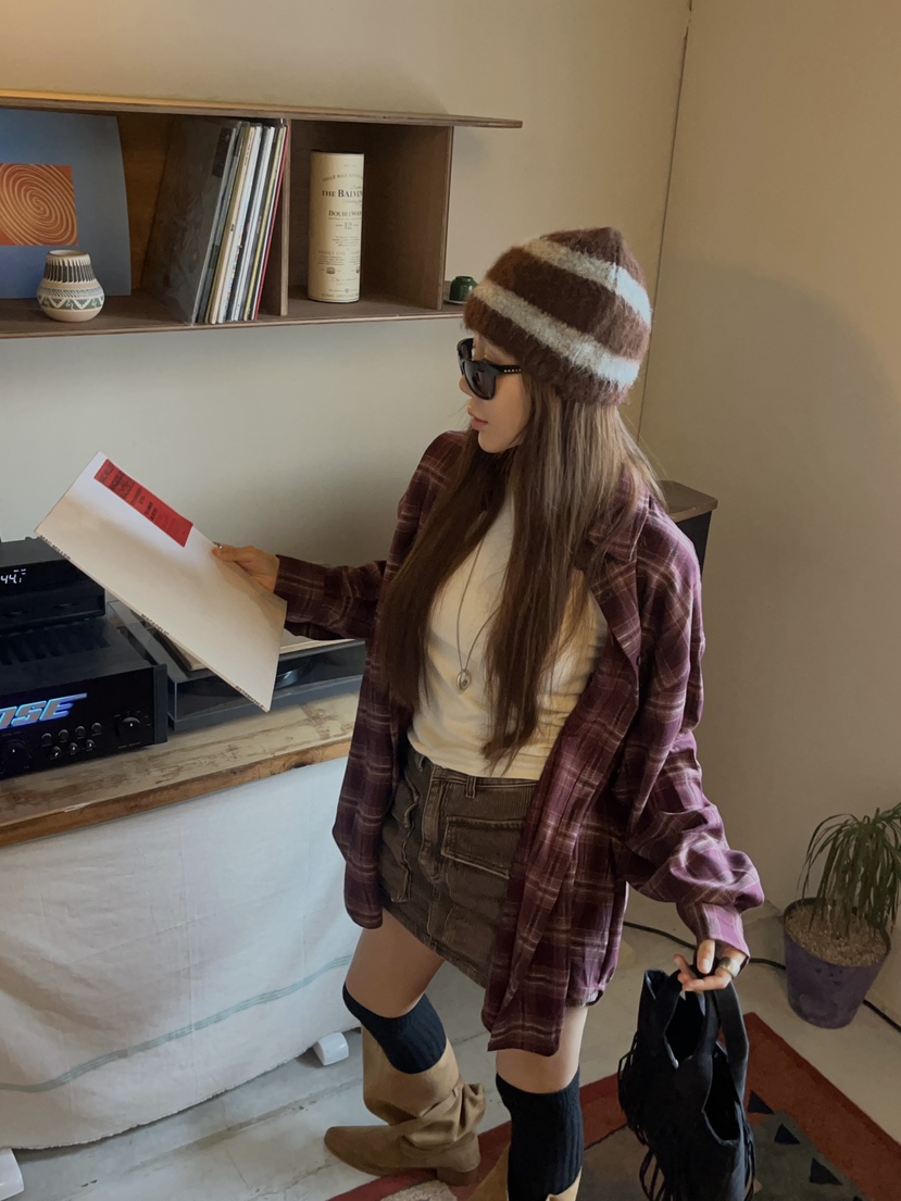 MADE-P東大門㊣直郵女裝新品人氣25秋冬真品時尚熱賣休閑短裙MADE-P短裙