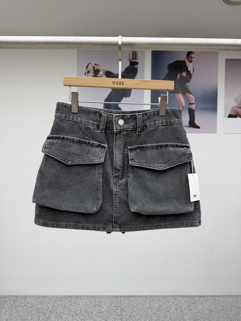 MADE-P東大門㊣直郵女裝新品人氣25秋冬真品時尚熱賣休閑短裙MADE-P短裙