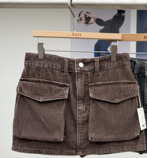 MADE-P東大門㊣直郵女裝新品人氣25秋冬真品時尚熱賣休閑短裙MADE-P短裙圖色2