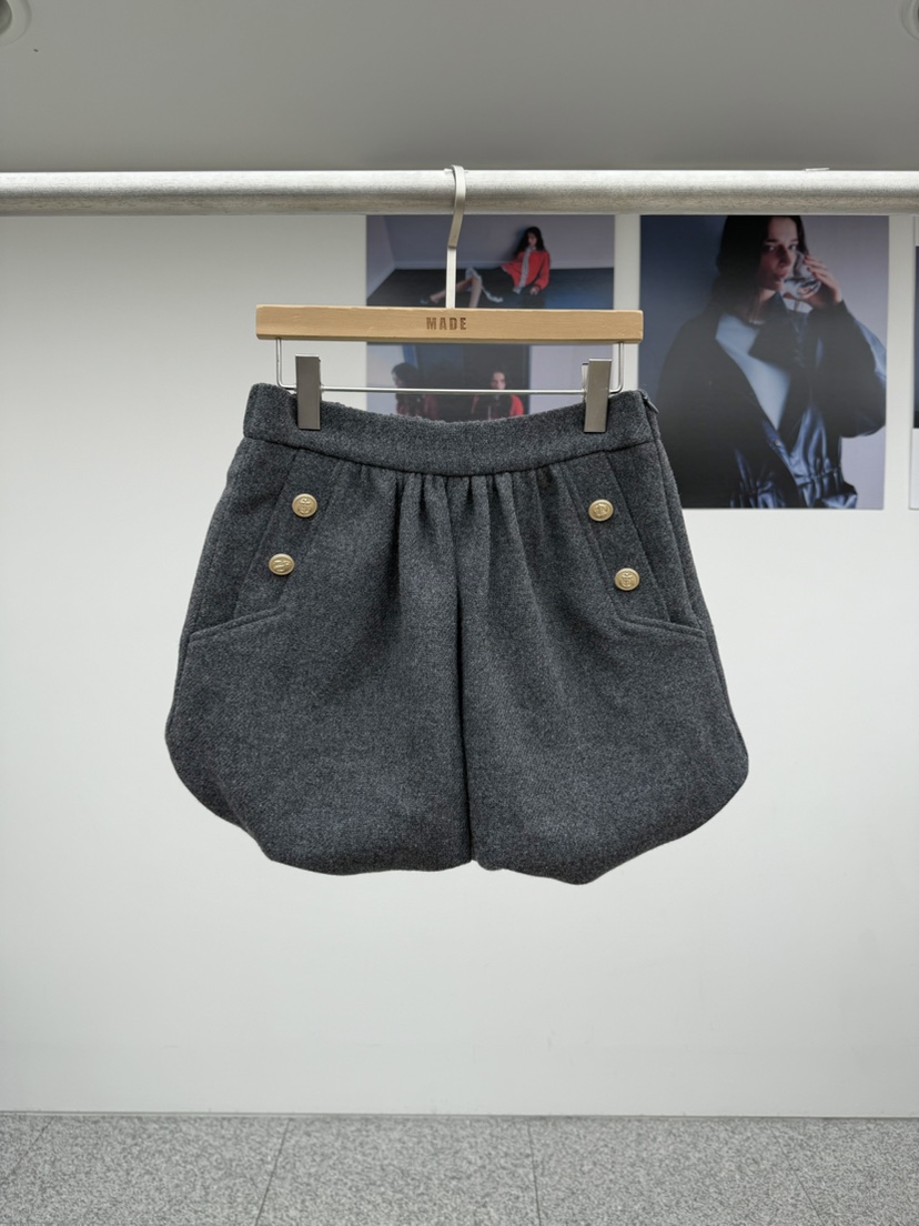 MADE-P韓國直郵㊣女裝新品人氣休閑熱賣推薦真品25秋冬短褲MADE-P短褲