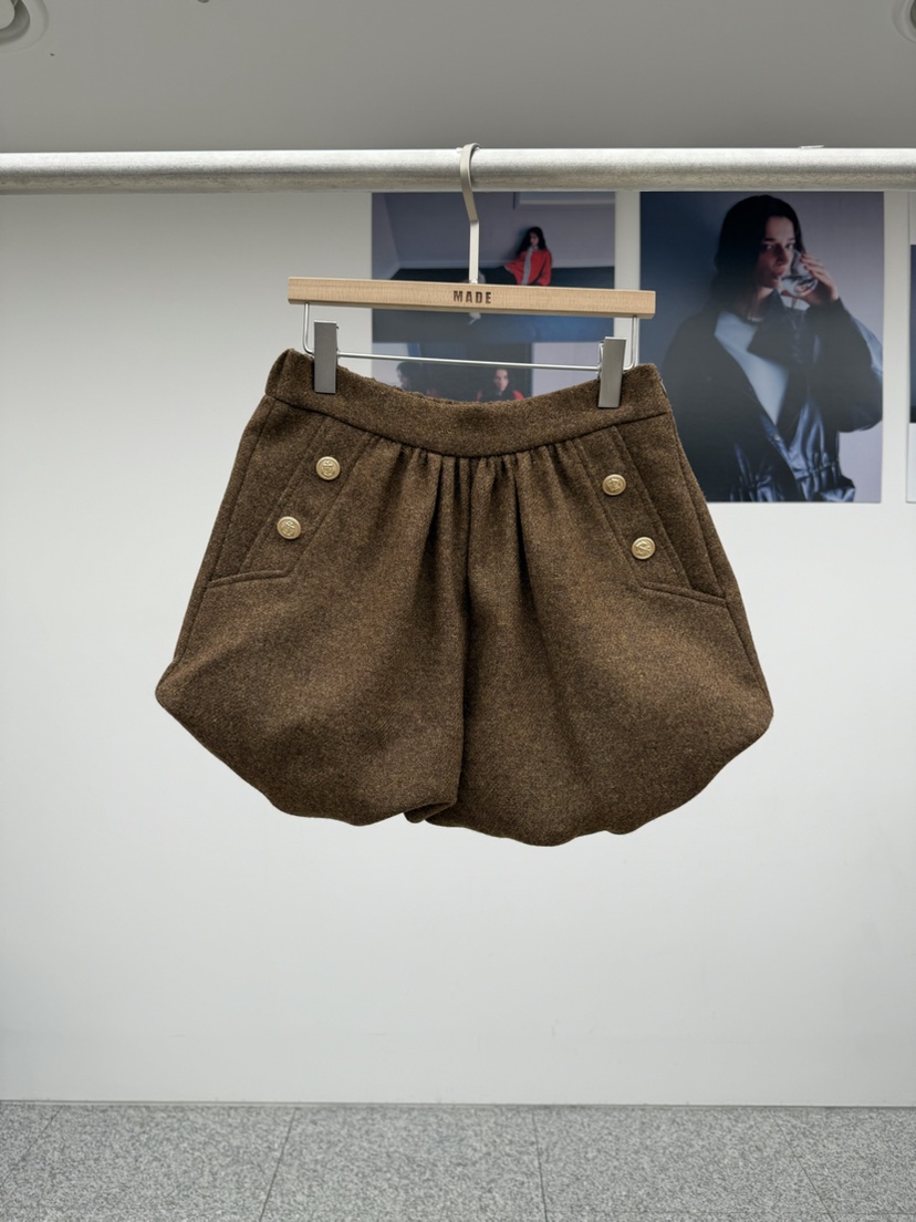 MADE-P韓國直郵㊣女裝新品人氣休閑熱賣推薦真品25秋冬短褲MADE-P短褲圖色2