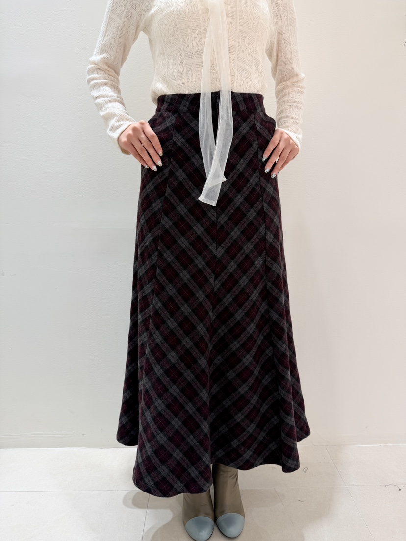 CORAL東大門㊣實拍女士新款推薦熱賣休閑真品職業人氣長裙格紋CORAL長裙