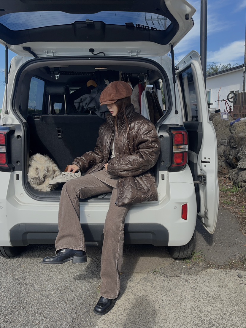 MADE-P韓國代購㊣女裝新品推薦熱賣休閑25秋冬真品短款棉服MADE-P短款棉服