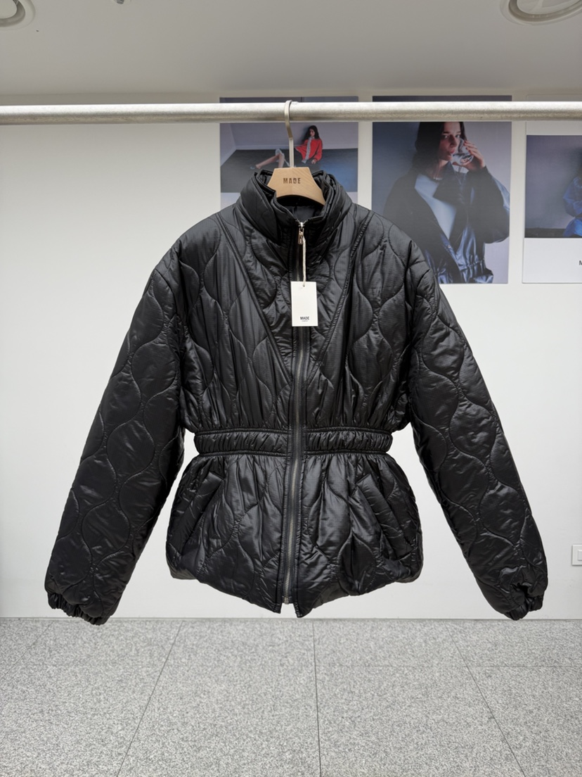 MADE-P韓國代購㊣女裝新品推薦熱賣休閑25秋冬真品短款棉服MADE-P短款棉服圖色2