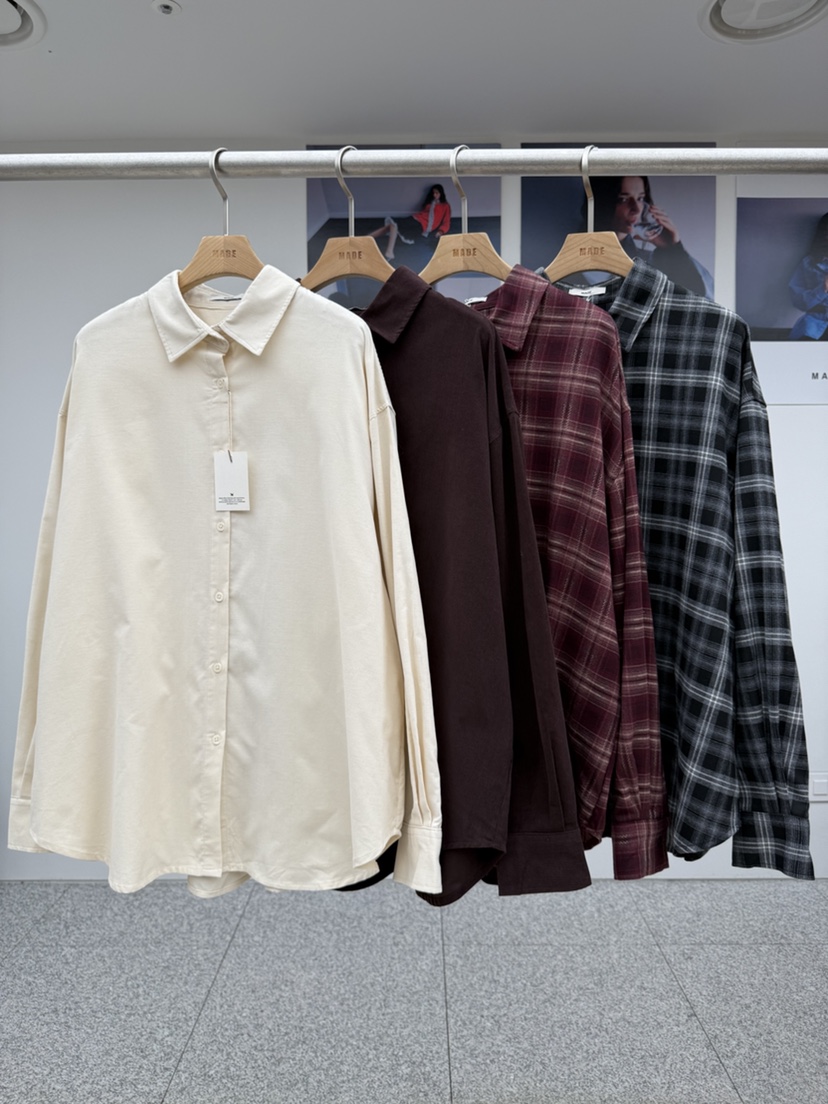 MADE-P東大門㊣實拍女裝新款休閑人氣職業25秋冬襯衫蕾絲衫MADE-P襯衫/蕾絲衫