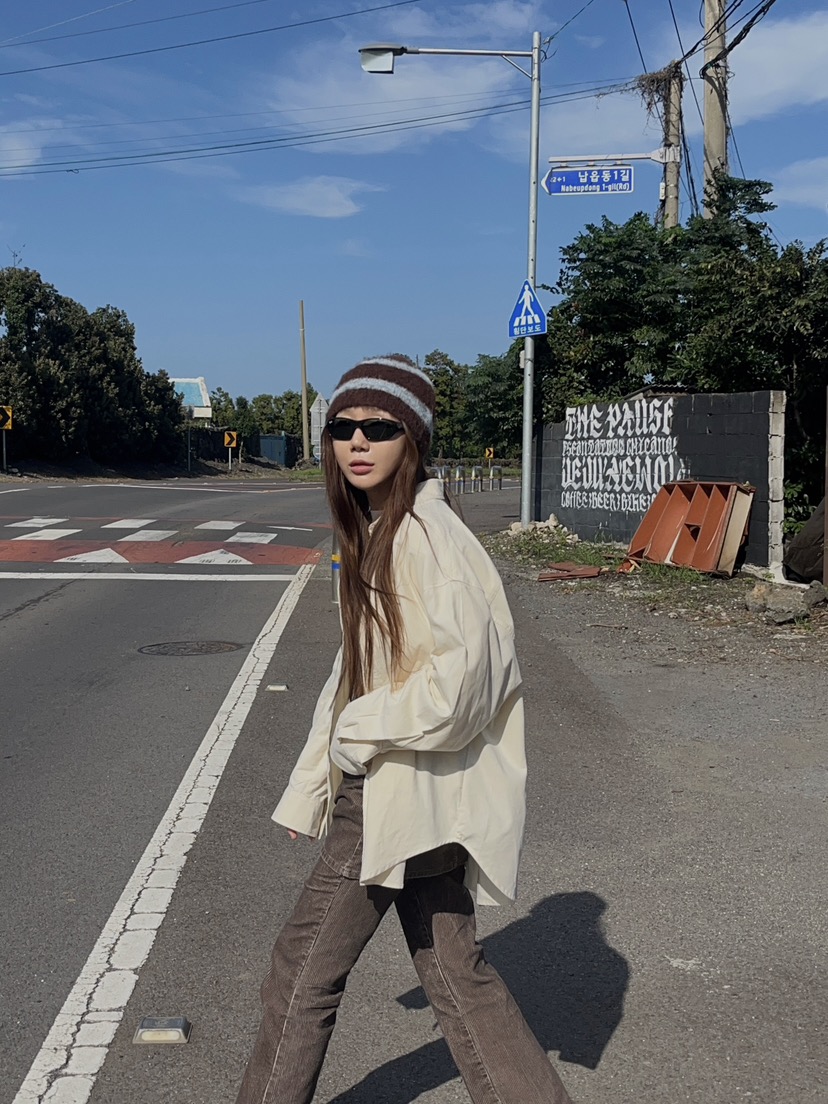 MADE-P東大門㊣實拍女裝新款休閑人氣職業25秋冬襯衫蕾絲衫MADE-P襯衫/蕾絲衫