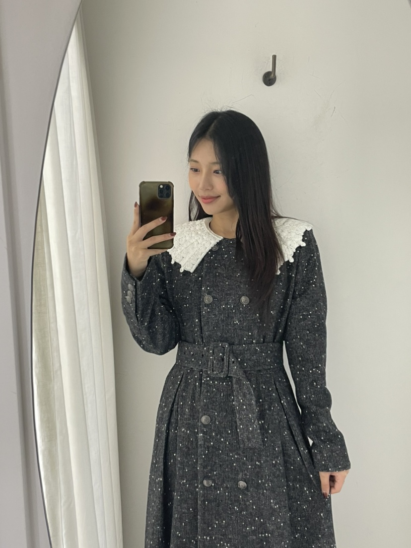 ANNA VERRY-P東大門㊣代購女士新品推薦休閑25秋冬連衣裙ANNA VERRY-P連衣裙