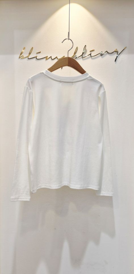 RICO韓國代購㊣女士新品推薦職業休閑時尚人氣25秋冬長袖T恤bling bling/RICO長袖T恤