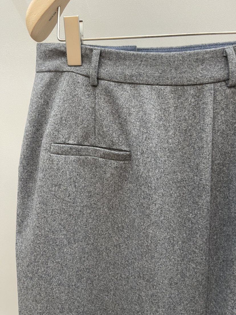 PLUS HONG-P東大門㊣實拍女裝新款職業真品休閑時尚長裙羊毛LORA FAMILY/PLUS HONG長裙