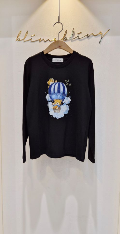 RICO韓國代購㊣女裝新品人氣職業真品熱賣25秋冬休閑長袖T恤bling bling/RICO長袖T恤圖色2