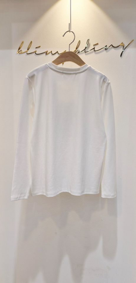 RICO韓國代購㊣女裝新款25秋冬真品休閑職業熱賣推薦長袖T恤bling bling/RICO長袖T恤