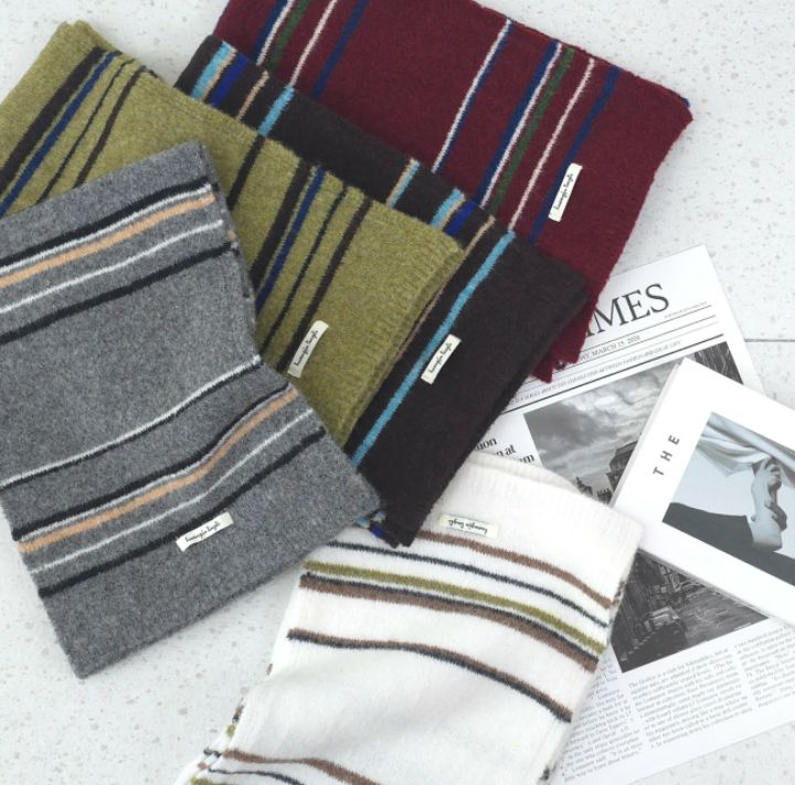 EBADA韓國直郵㊣女士新品休閑人氣時尚推薦真品25秋冬圍巾披肩EBADA圍巾/披肩