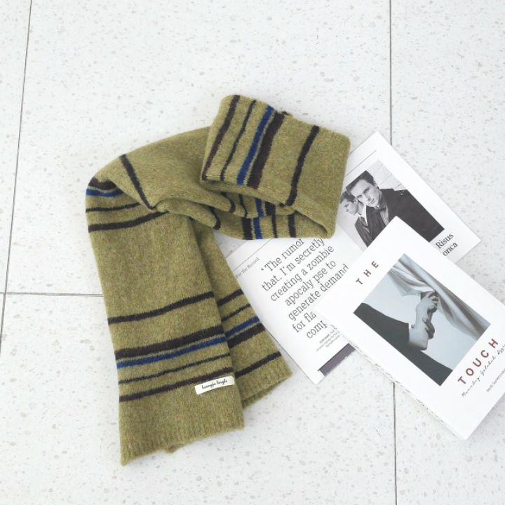 EBADA韓國直郵㊣女士新品休閑人氣時尚推薦真品25秋冬圍巾披肩EBADA圍巾/披肩圖色1