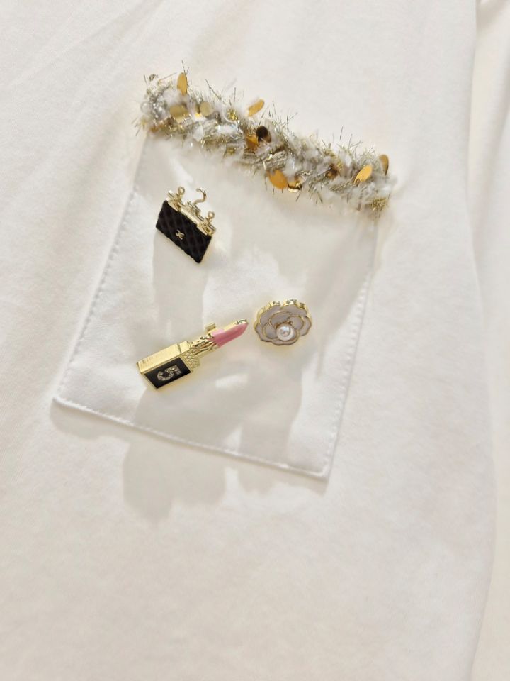 RICO東大門㊣代購女裝新品推薦25秋冬時尚人氣熱賣職業長袖T恤bling bling/RICO長袖T恤