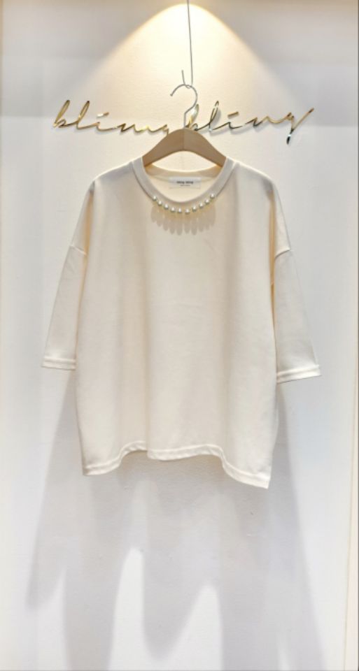 RICO韓國直郵㊣女士新品真品25秋冬人氣休閑職業時尚推薦T恤bling bling/RICOT恤圖色1