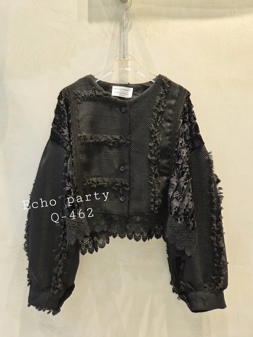 ECHOPARTY韓國代購㊣女士新款25秋冬真品時尚職業熱賣休閑夾克ECHOPARTY夾克圖色2