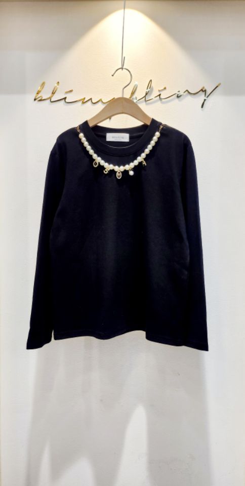 RICO東大門㊣實拍女裝新款真品休閑職業時尚人氣推薦長袖T恤bling bling/RICO長袖T恤圖色1