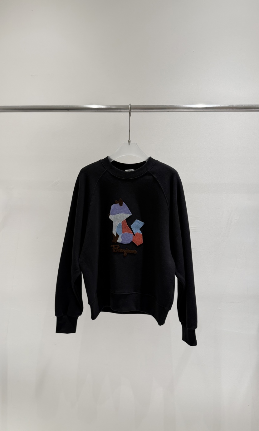 JANIE/NIA韓國直郵㊣女士新款職業真品時尚推薦熱賣25秋冬衛衣JANIE/NIA衛衣圖色1