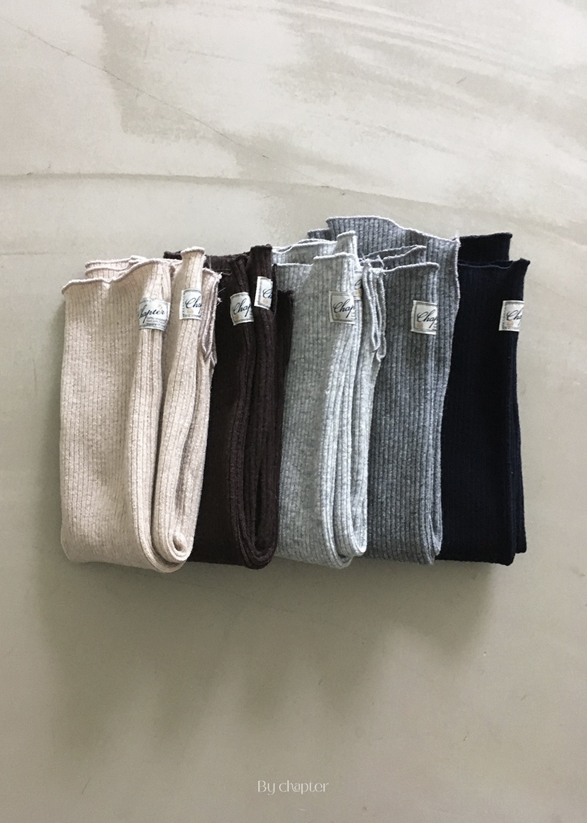 BY CHAPTER東大門㊣實拍女裝新款推薦職業休閑襪子羊毛保暖BY Chapter襪子