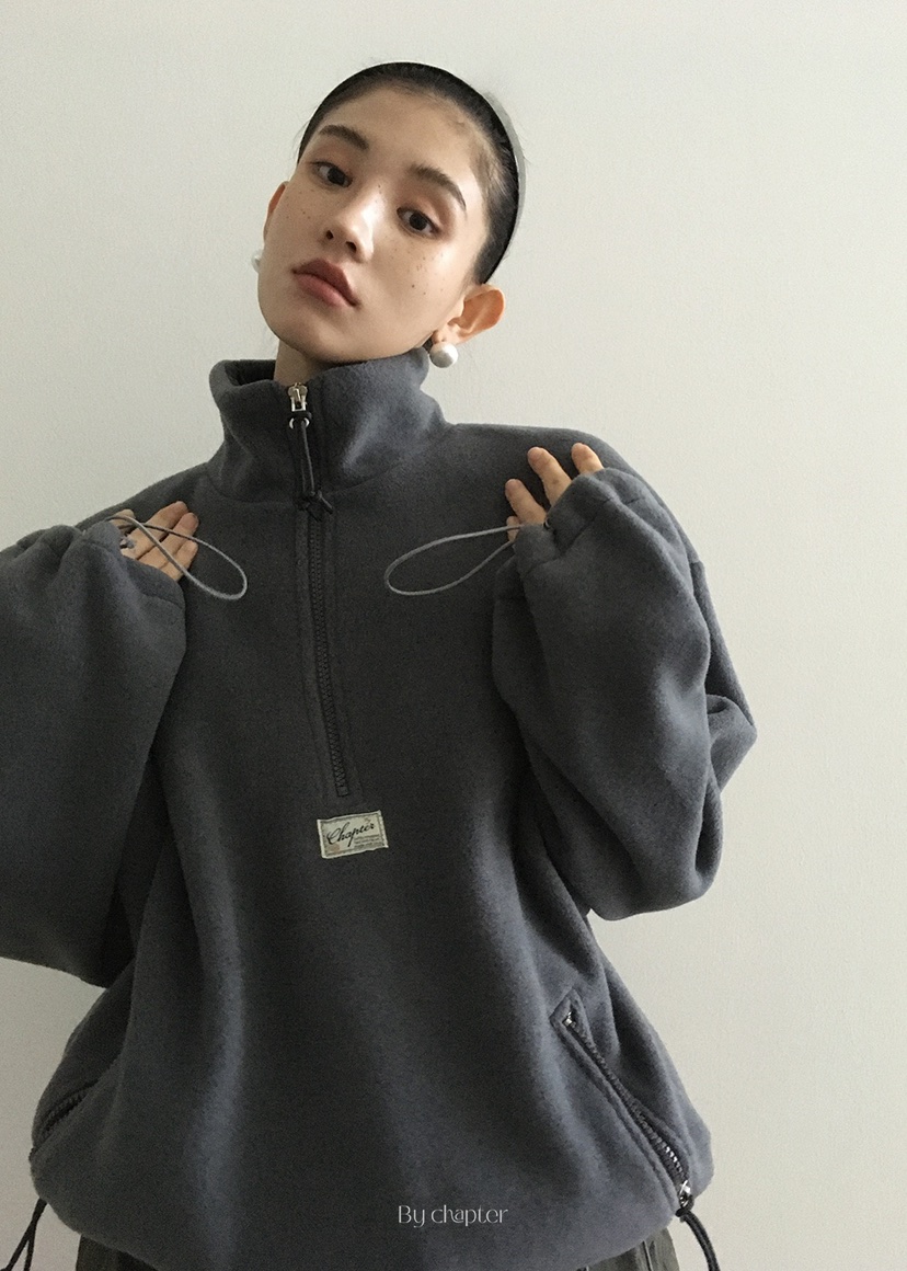 BY CHAPTER韓國代購㊣女裝新款人氣推薦熱賣25秋冬衛衣不含內搭BY Chapter衛衣