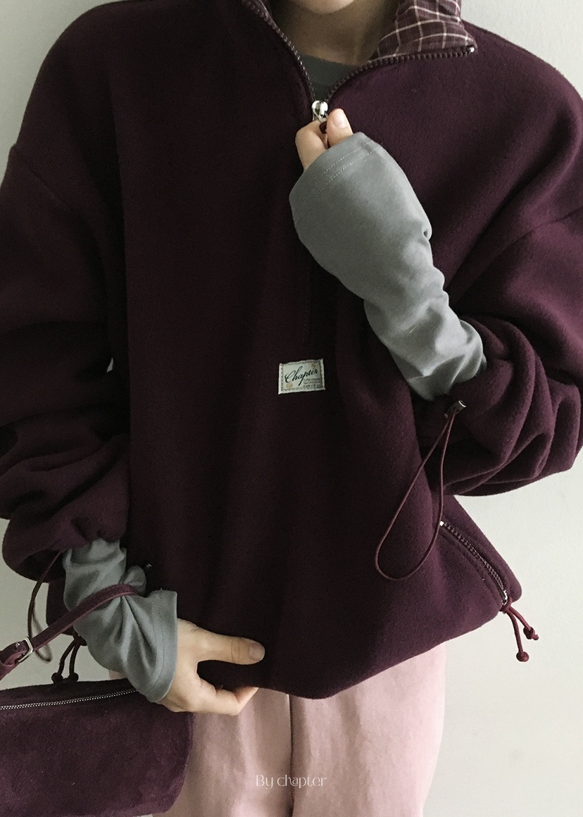 BY CHAPTER韓國代購㊣女裝新款人氣推薦熱賣25秋冬衛衣不含內搭BY Chapter衛衣