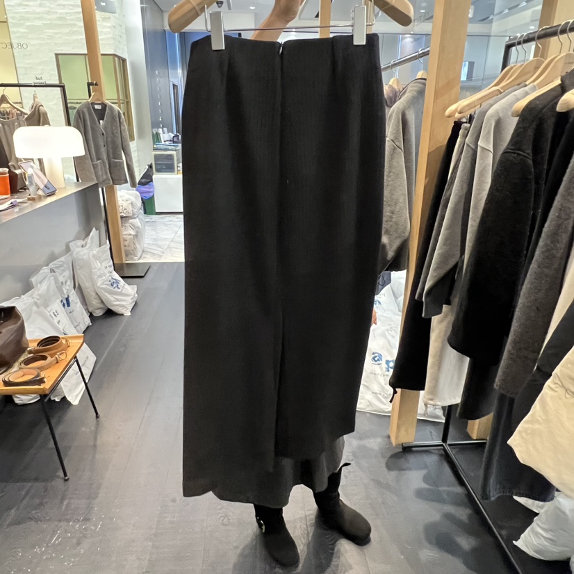 OBJECT韓國直郵㊣女士新品25秋冬推薦職業熱賣休閑時尚長裙OBJECT長裙