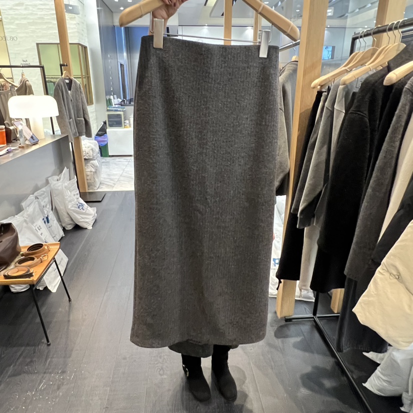 OBJECT韓國直郵㊣女士新品25秋冬推薦職業熱賣休閑時尚長裙OBJECT長裙